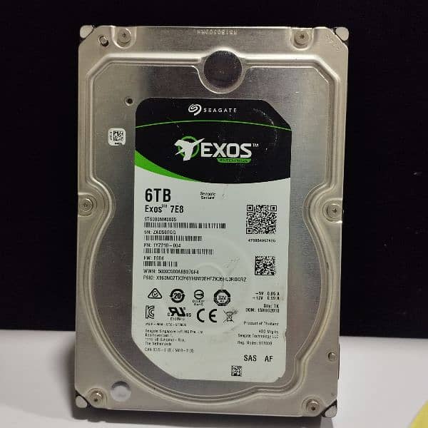 Seagate EXOS Enterprise 6TB Hard drive 0