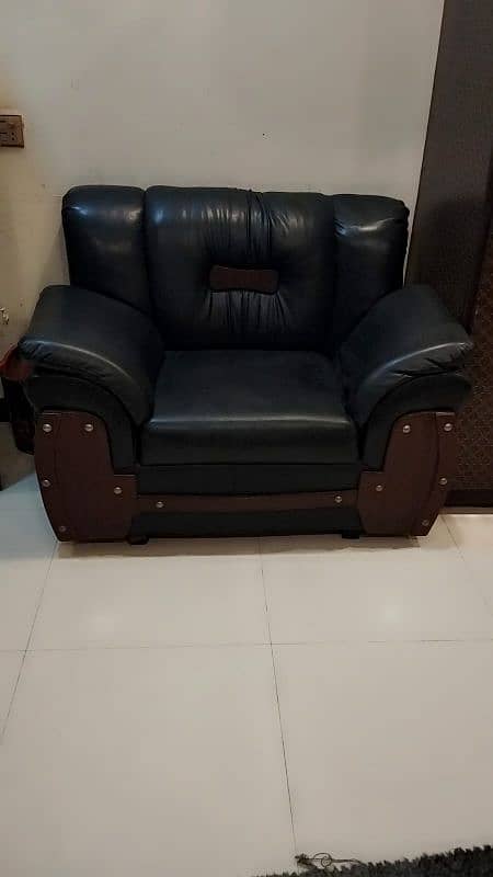 black leather sofa 2