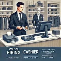 cashier required in garments shop