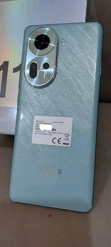 Oppo reno 11 5G full warranty just box open wave green color 12/256GB 7