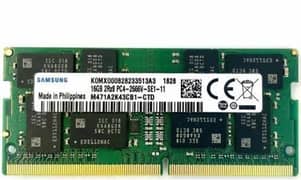 16GB DDR 4 Laptop RAM