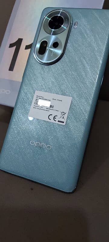 Oppo reno 11 5G full warranty just box open wave green color 12/256GB 1