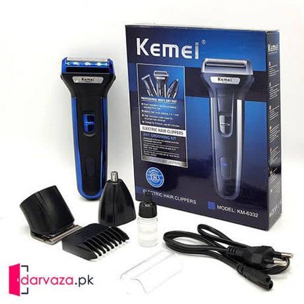 Kemei 3 in 1 grooming kit 3