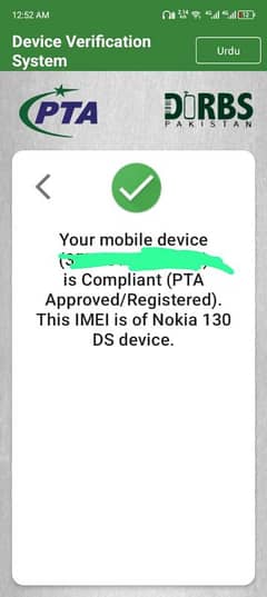 Nokia 130 original mobil and pta