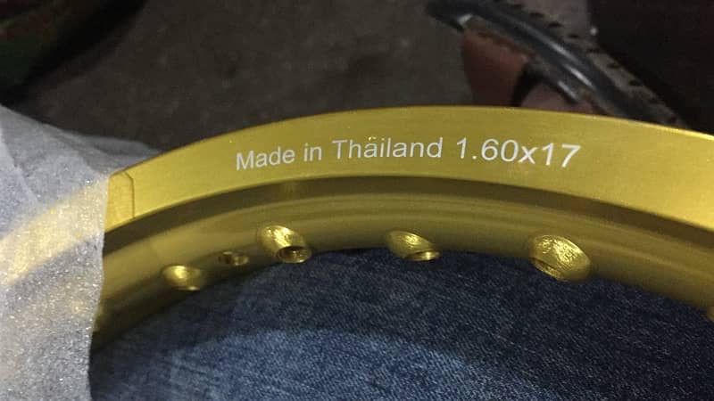 Alloys wheel cg125/70cc made in Thailand 3