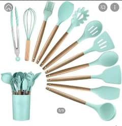 Silicone Kitchen Utensils Set - 12 Pieces