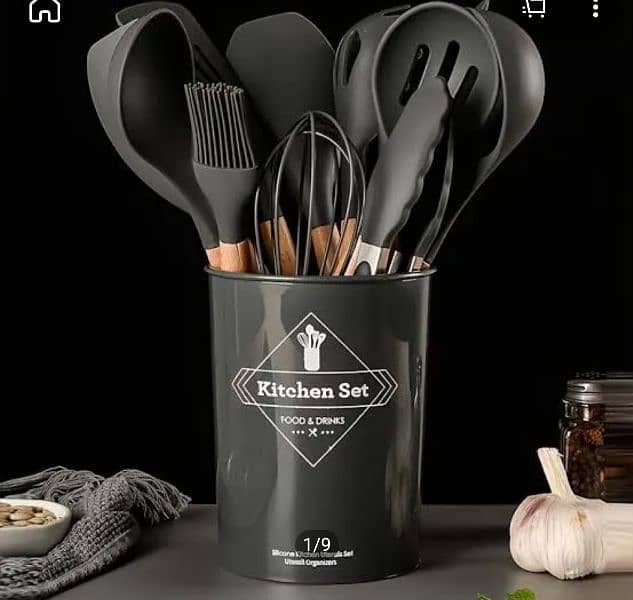 Silicone Kitchen Utensils Set - 12 Pieces 2