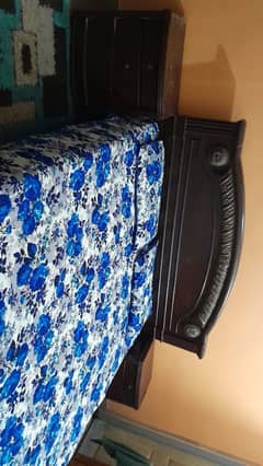 Wooden Bed King Size (Polish)