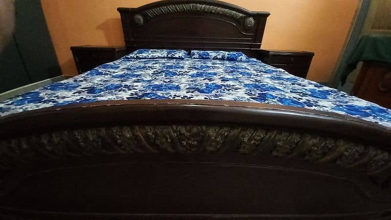 Wooden Bed King Size (Polish) 8