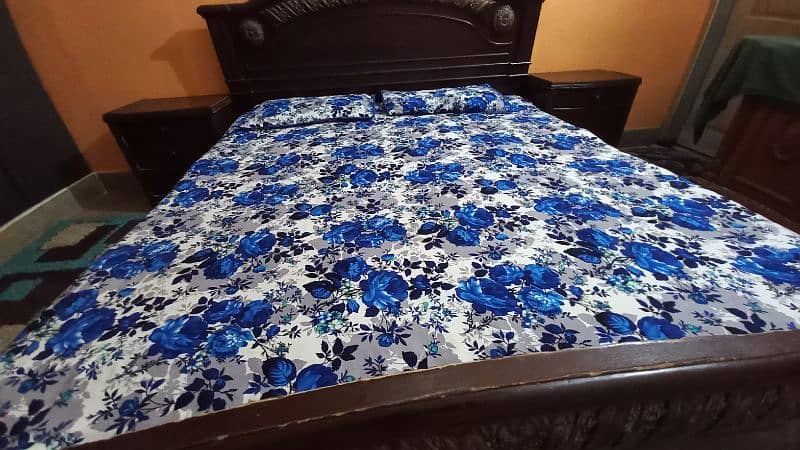 Wooden Bed King Size (Polish) 9