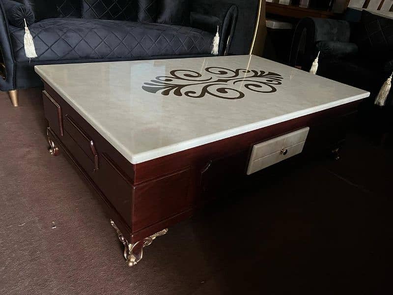 Coffee table designed with two drawers 03418276657call wp 4