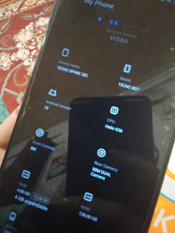 Tecno spark 20c only 8 months use 4