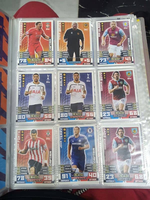 Football Cards TOPPS / PANINI / MERLIN collectable 3