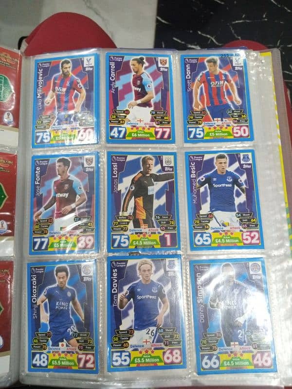 Football Cards TOPPS / PANINI / MERLIN collectable 4