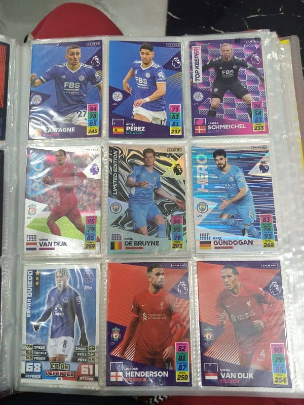 Football Cards TOPPS / PANINI / MERLIN collectable 7