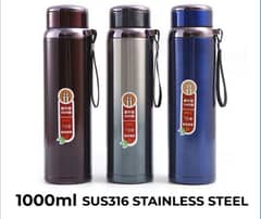 Stainless Steel Vacuum Flask 316 Grade – 1000ml Sports Water Bottle