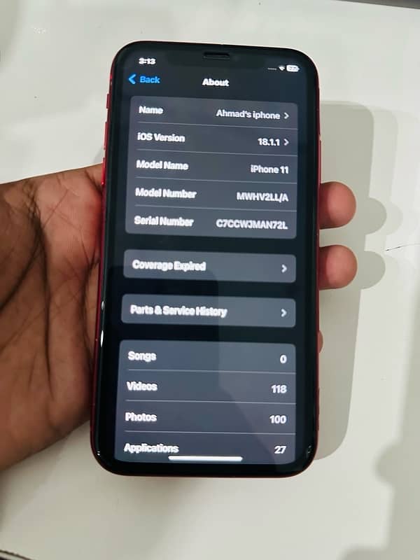 iPhone 11 red product 64gb 2