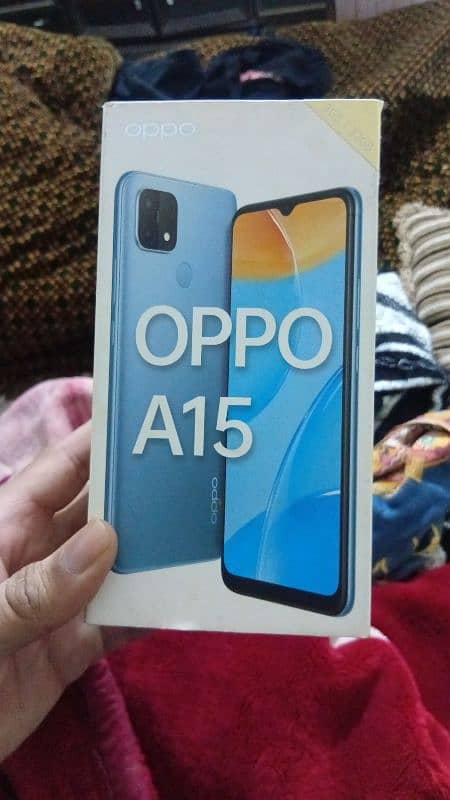 OPPO A15 3GB 32GB DUAL SIM GLASS CHANGE OFFICIAL PTA WITH BOX 1