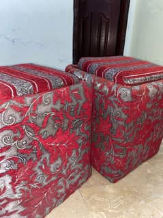 2 poshish stools