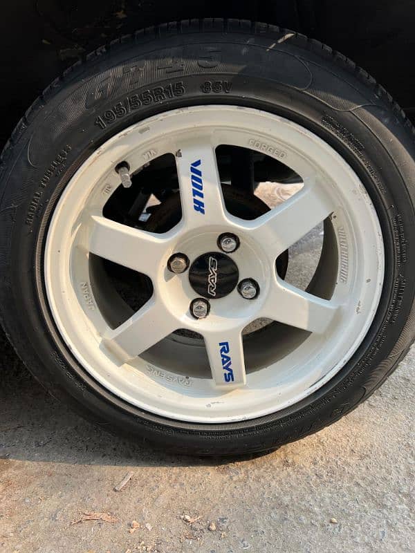 TE37 RAYS Volk Racing 15 inch Rims Japan 2