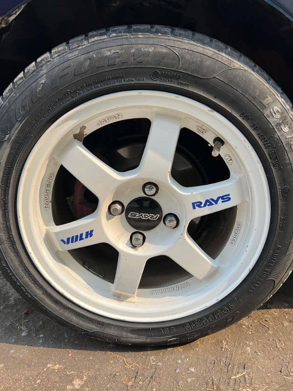 TE37 RAYS Volk Racing 15 inch Rims Japan 3