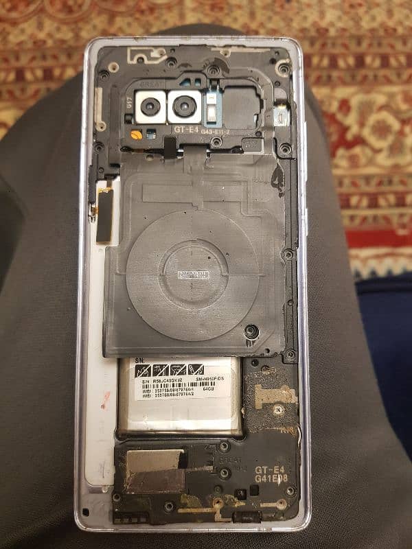 Samsung note8 without panel and with complete frame and board 0