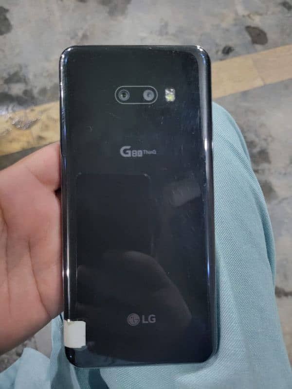 lg g8x. thing 10by10 condition all. ok hai dual sim 1