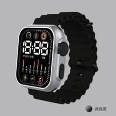 Unisex waterproof Digital Display watch 1 pice, square case