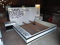 bed Poshish / double bed set Repair/ Fabric change / furniture