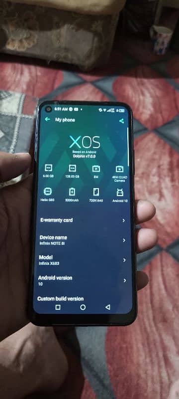 Infinix note 8i 6/128 3