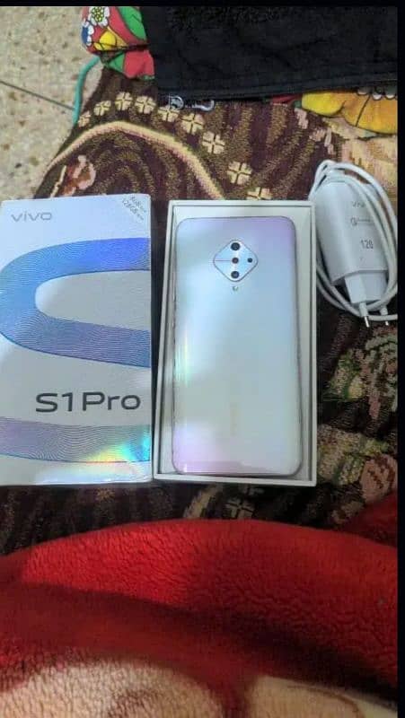 vivo s1pro 8/128 complete box urgent sale connect OLX 0