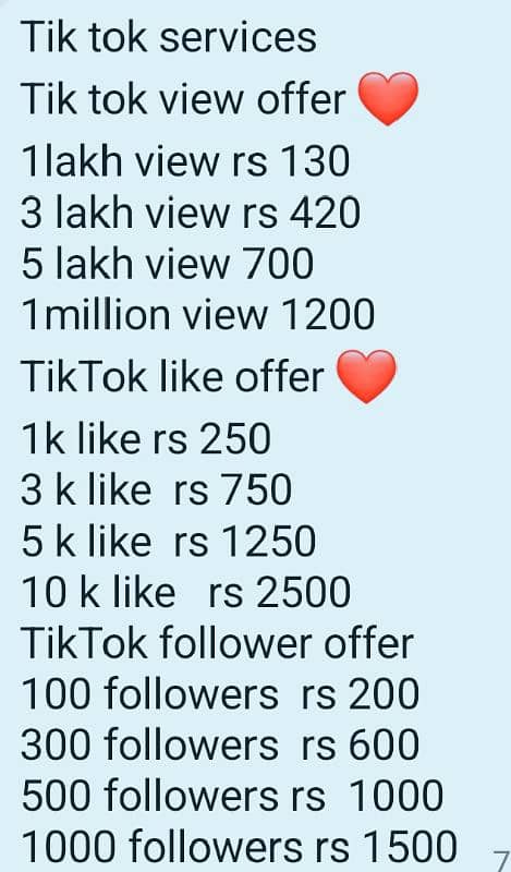 bilkul low price me  all social media ki sarvice mjood he 0