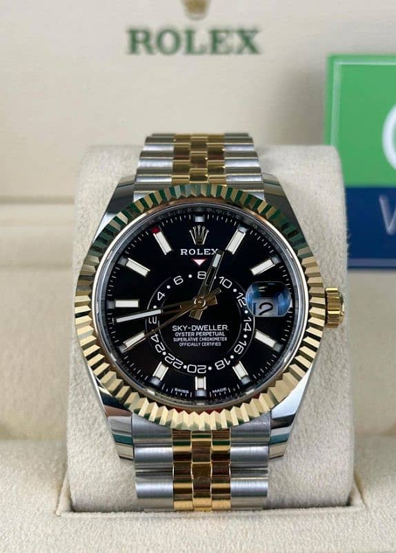 Rolex men watches with amazing quality chain with push button lock 1