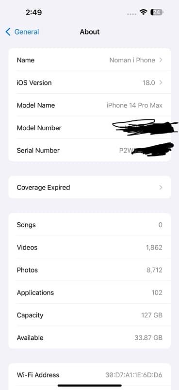 using 128 GB Non PTA 1 Sim Used and 2 Sim Using 8