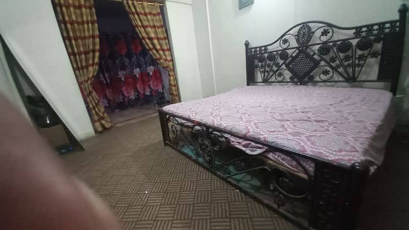 Iron Bed with Mattress 1