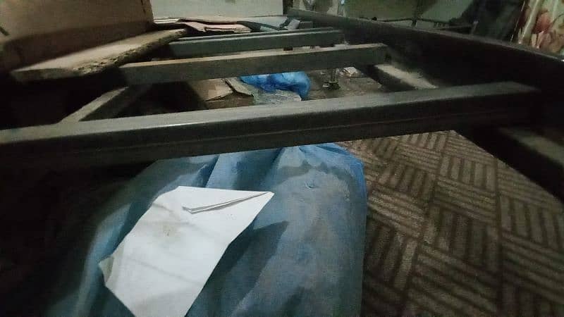 Iron Bed with Mattress 5