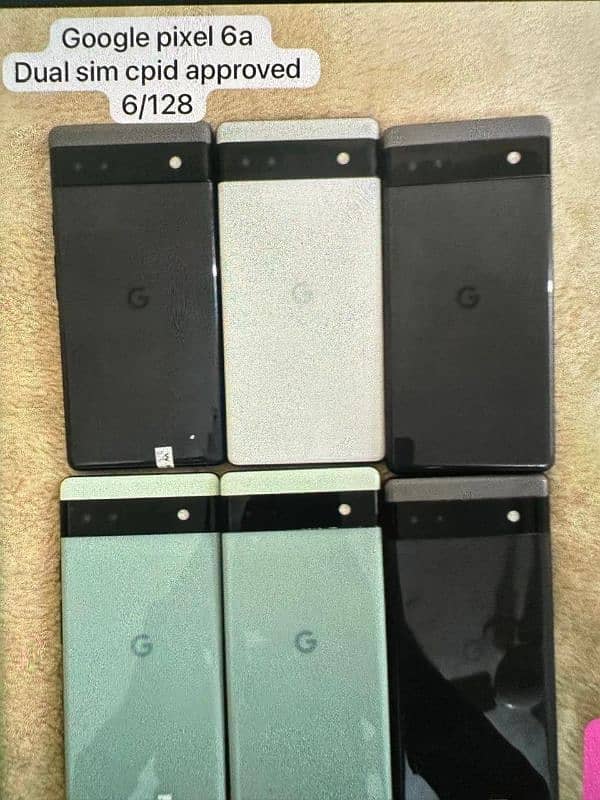 Google Pixel 6a Dual sim approved 6/128gb 0