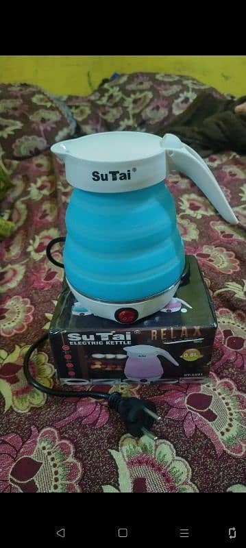 folding silicone electric kettle 0