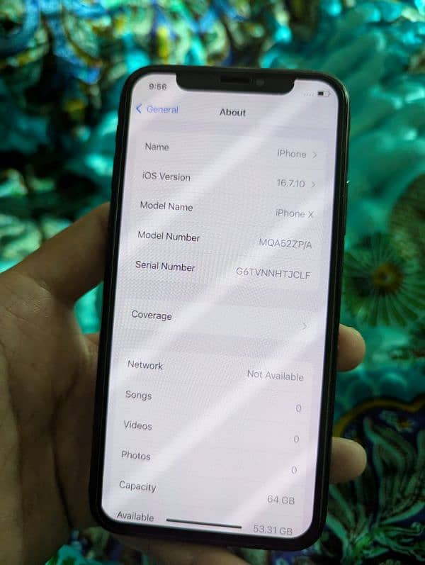 iPhone X 64GB PTA Approved 5