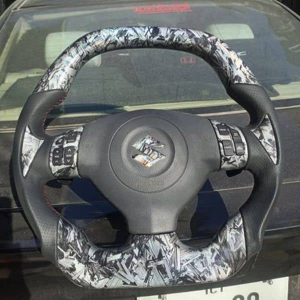 Suzuki Cultus Carbon fiber steering available 4