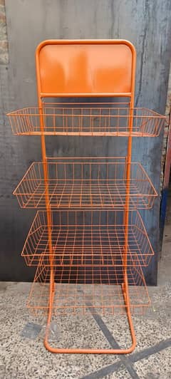 Snacks Rack, Chips rack with 4 portion & size 60"×20" or (5×1.67) feet