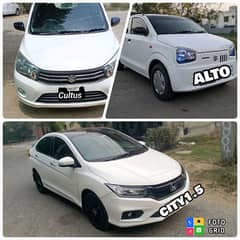 Rent a Car without driver/ car rental/ self drive/ Alto/ Cultus/ yaris