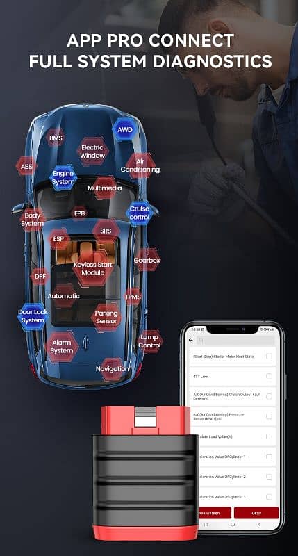 Thinkcar OBD2 Scanner Life Time Update  Full OBD 2 Function03020062817 3