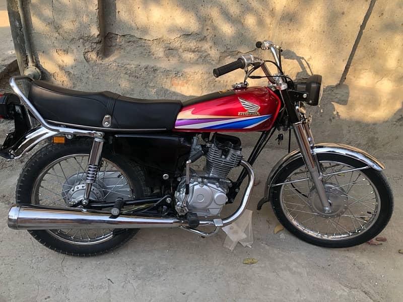 Honda cg 125 2010 down model 1