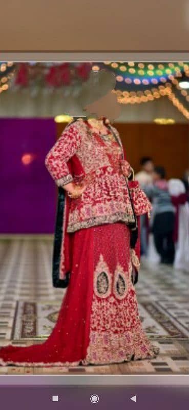 bridal lehnga/ first day dress/ mohsin son's brand/ branded lehnga 8