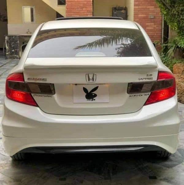 Honda civic 2005 body kit, spoiler,bumper lip, modification 7