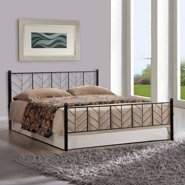 iron double bed| iron bed| Single bed| bed set| Steel bed| Furniture 13