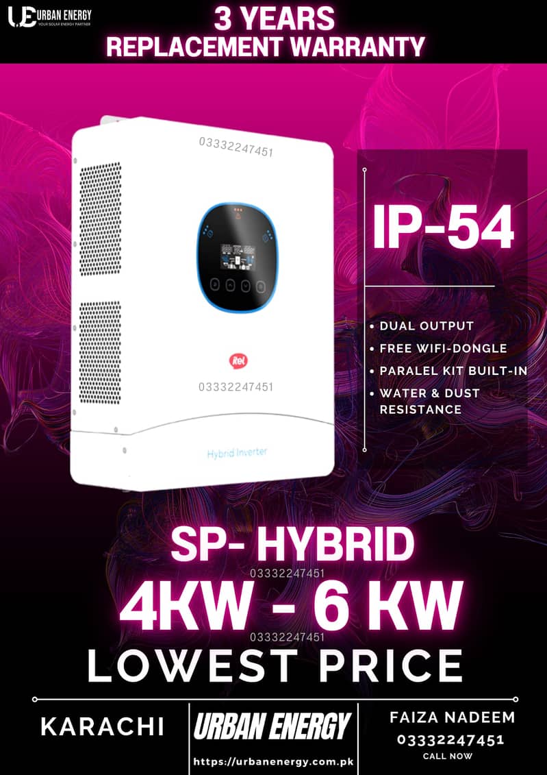 ITEL hybrid inverter 6KW 0