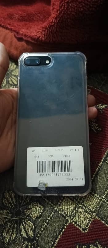 I phone 7 plus 128 gp 4 mont sim working argent sale 3