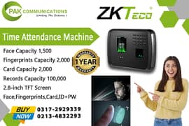 Attendance Machine ZKTeco (Authorized Dealer)